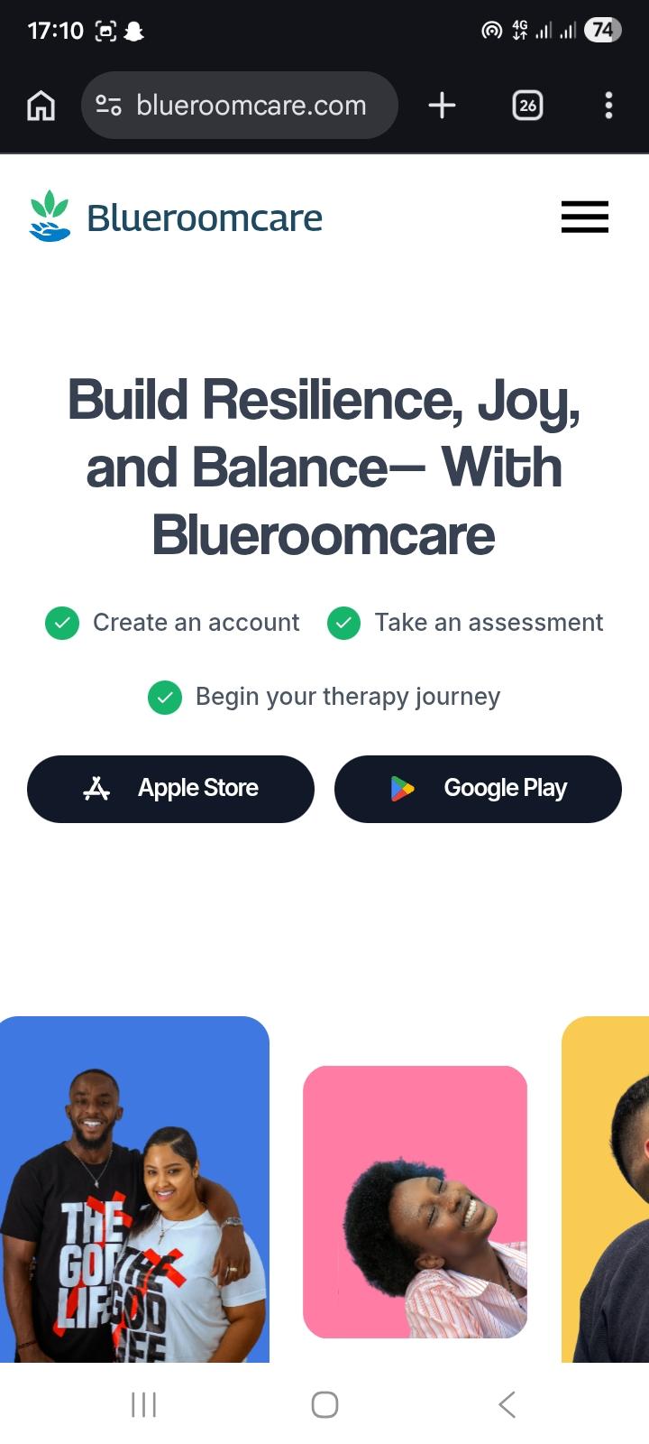Blueroomcare screenshot 1