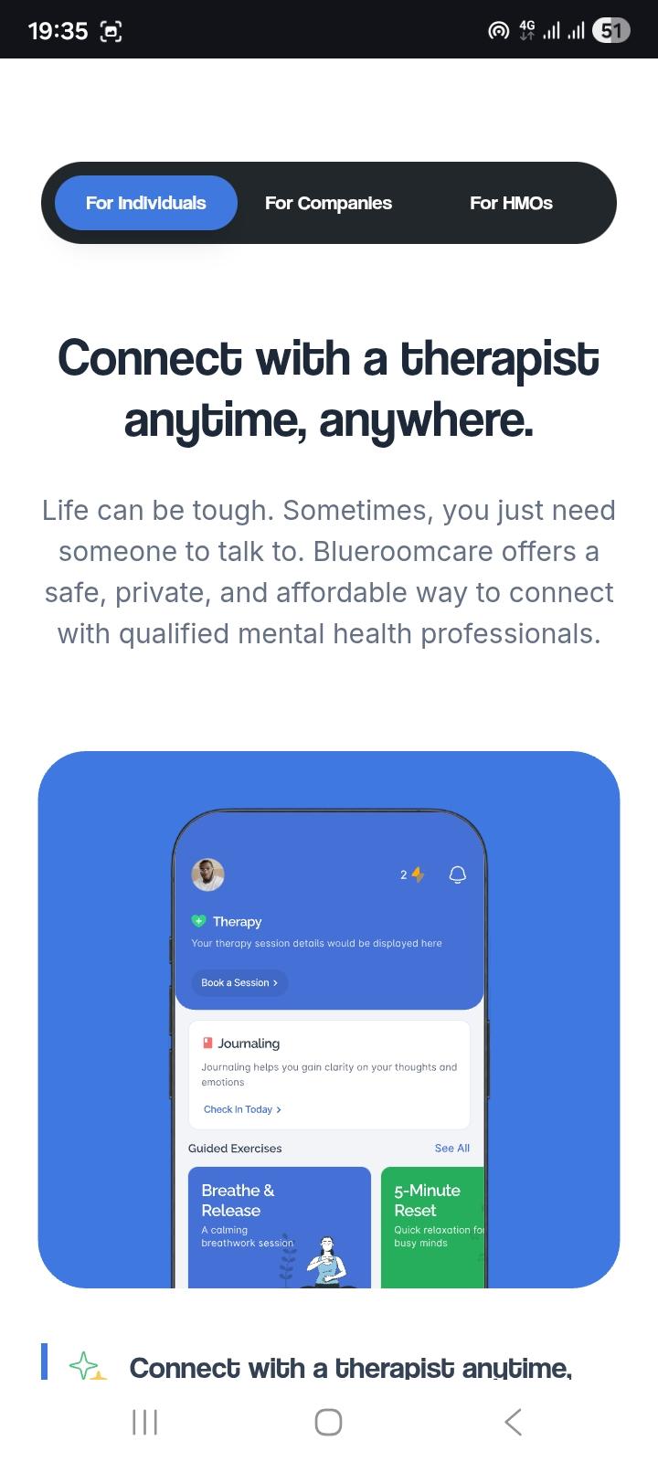 Blueroomcare screenshot 4