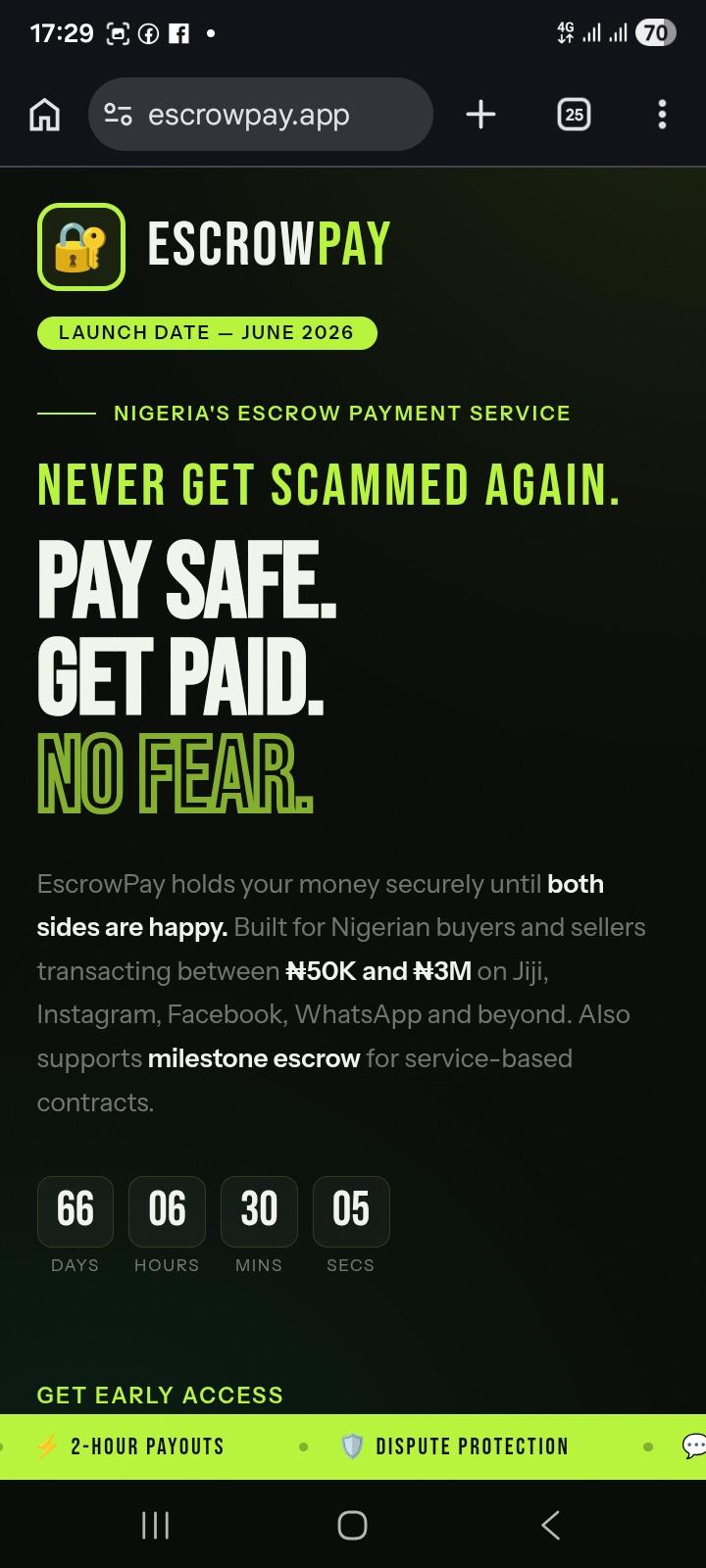 EscrowPay screenshot 1