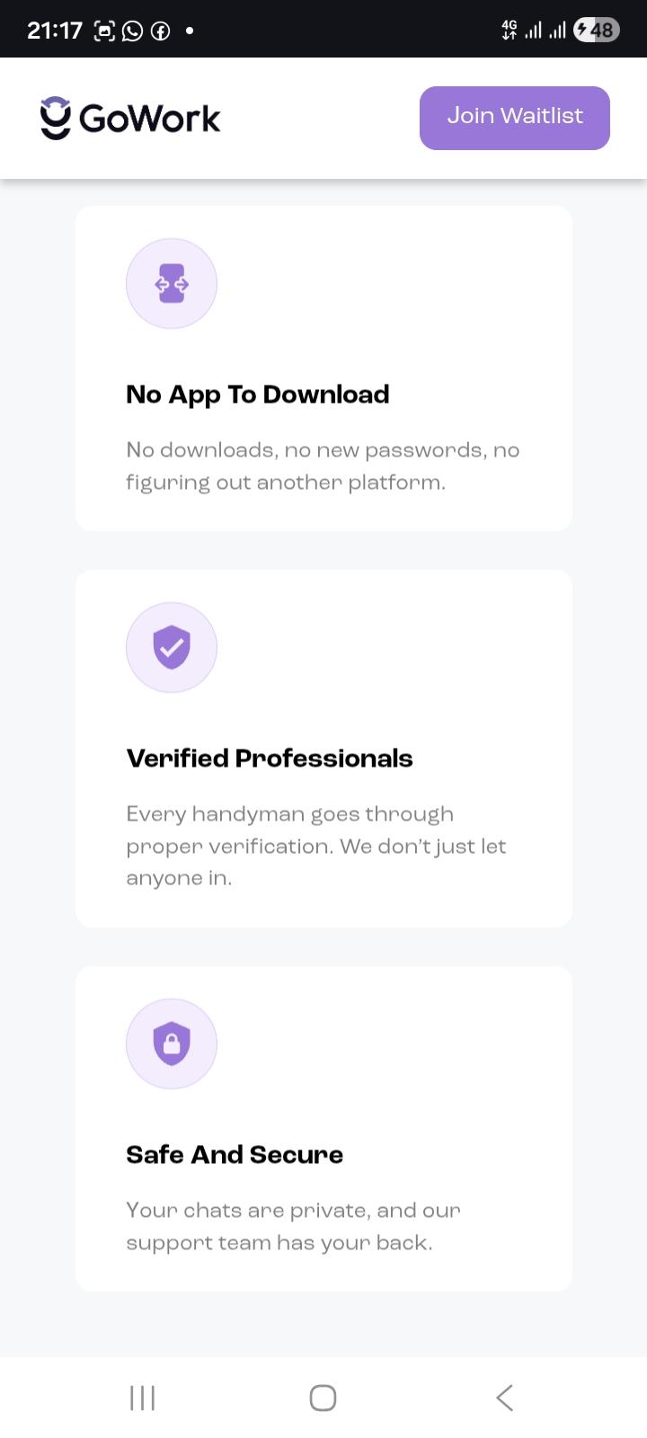 GoWork screenshot 2