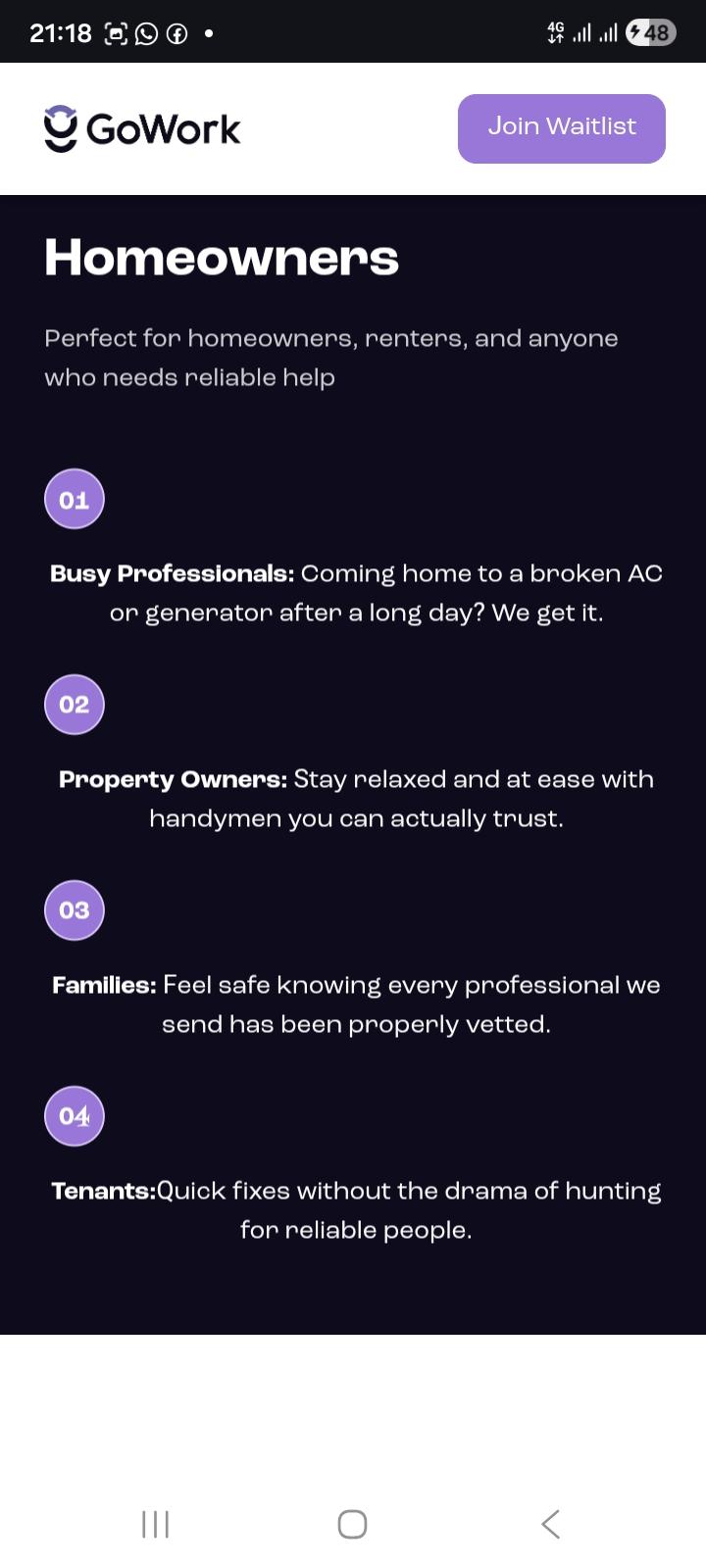 GoWork screenshot 4