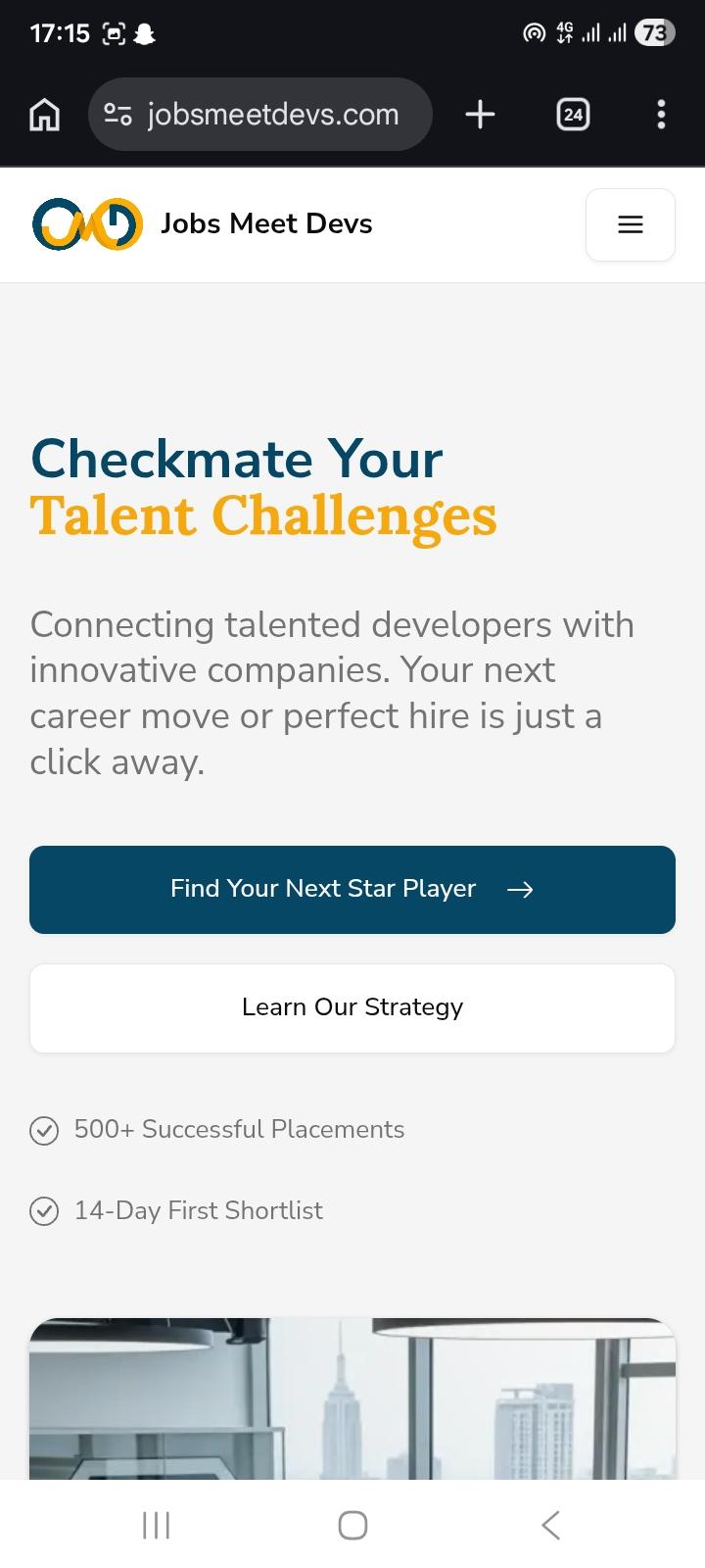 Jobs Meet Devs screenshot 1