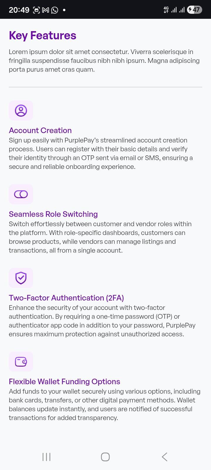 PurplePay screenshot 2