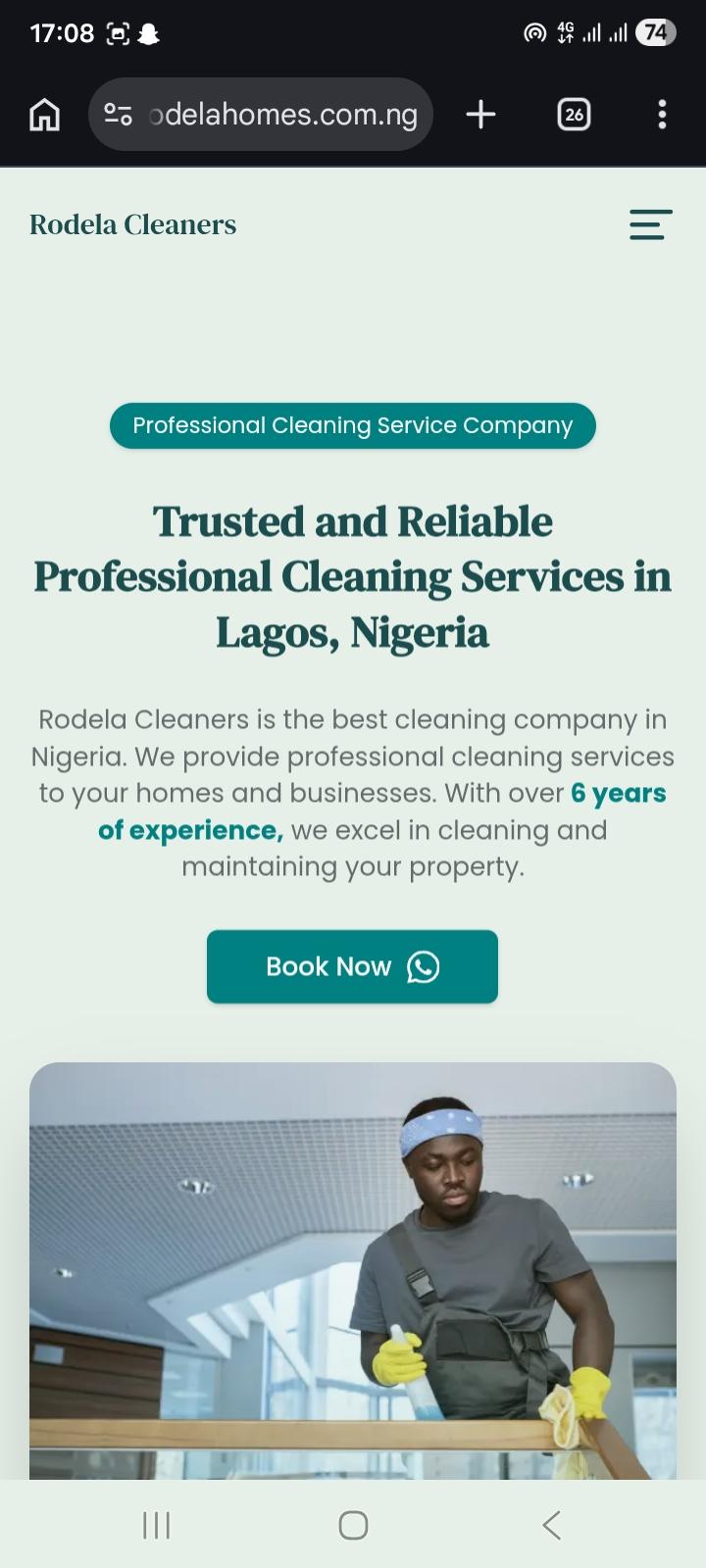 Rodela Cleaner screenshot 1