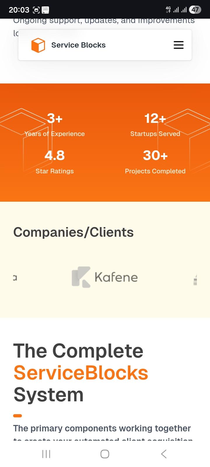 Service Blocks screenshot 4