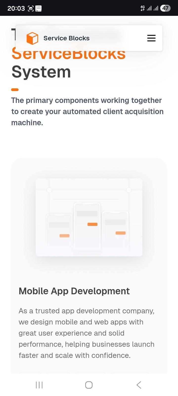 Service Blocks screenshot 5