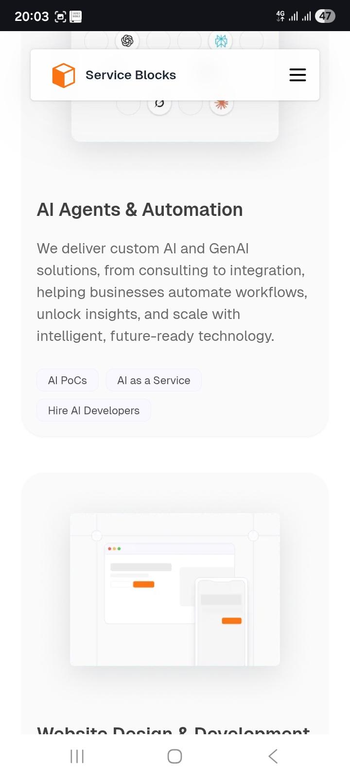 Service Blocks screenshot 6
