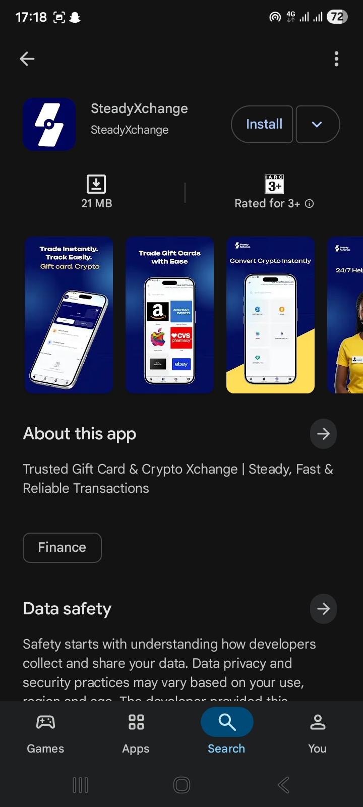 SteadyXchange screenshot 2