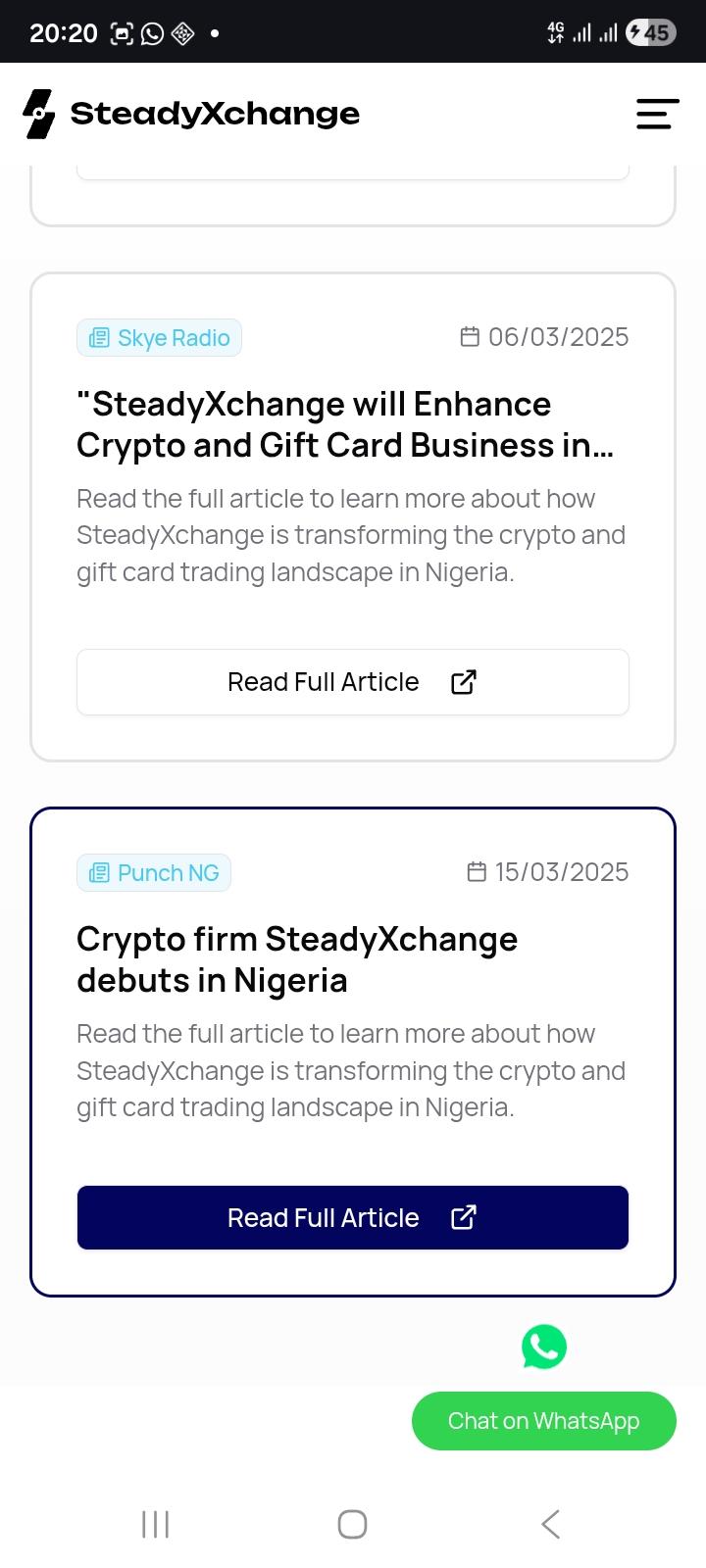 SteadyXchange screenshot 8