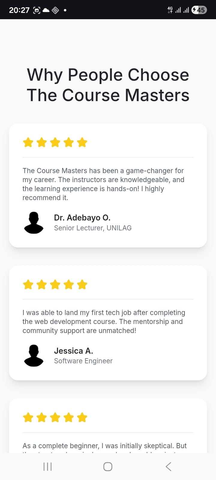 The Course Masters screenshot 5