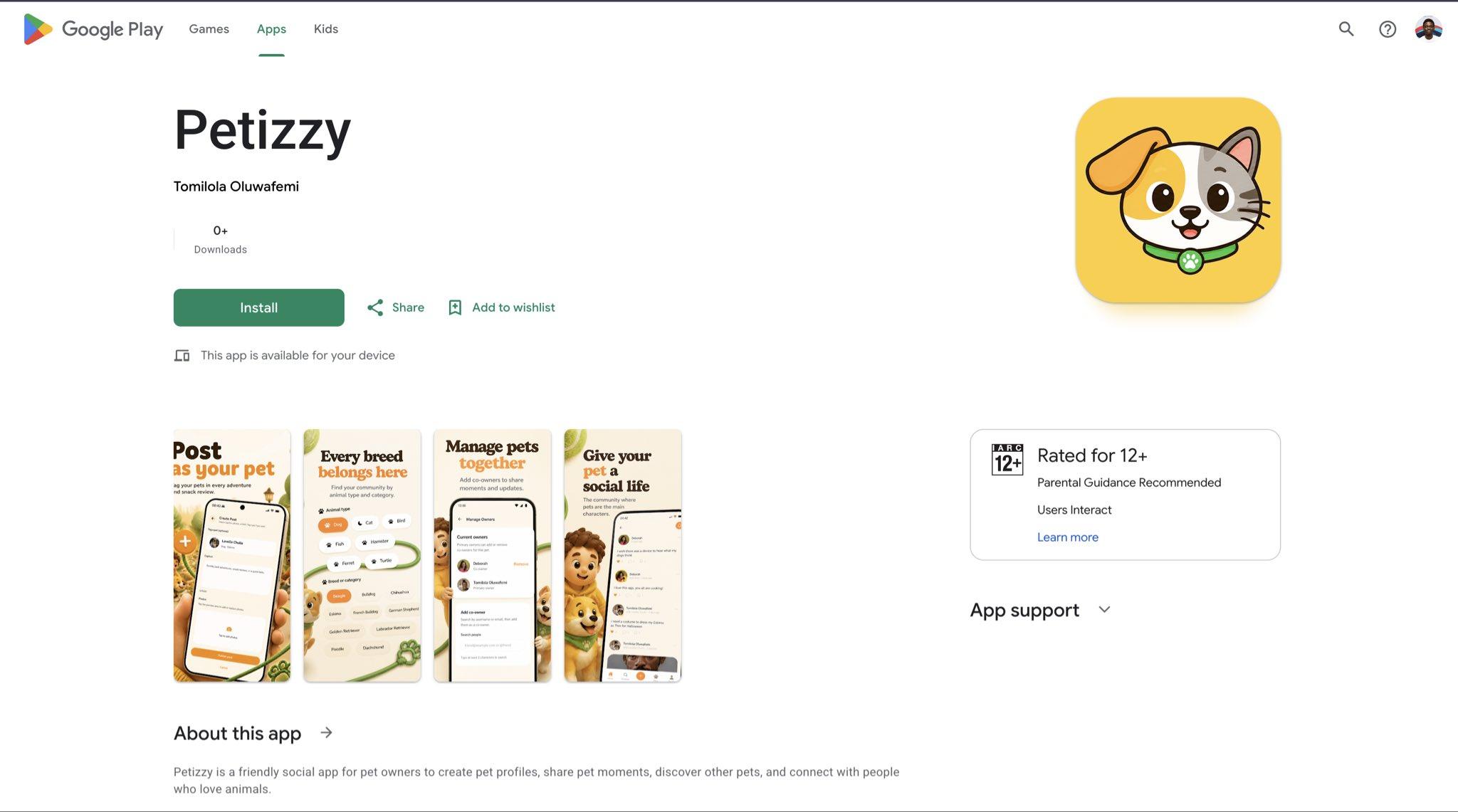 Petizzy on Google Play